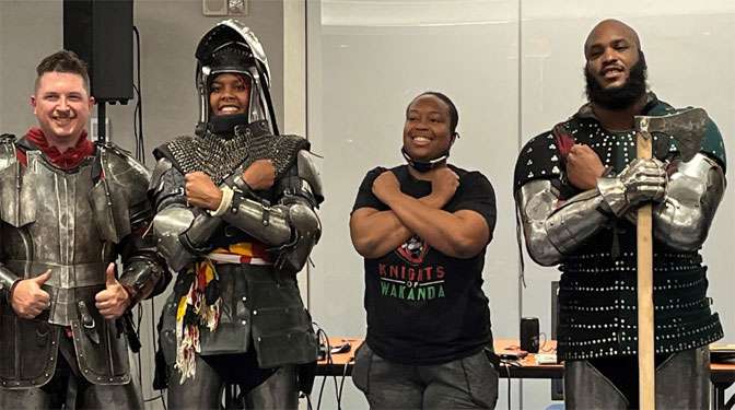 Knights of Wakanda at BLERDCON 2022