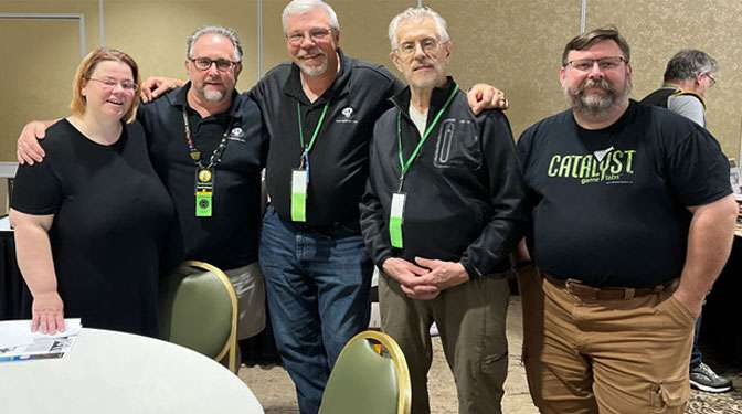 The amazing staff of TravellerCon.